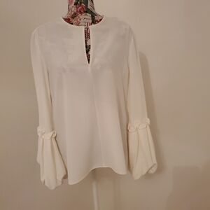 ANTONIO MELANI White Long Sleeve Blouse S